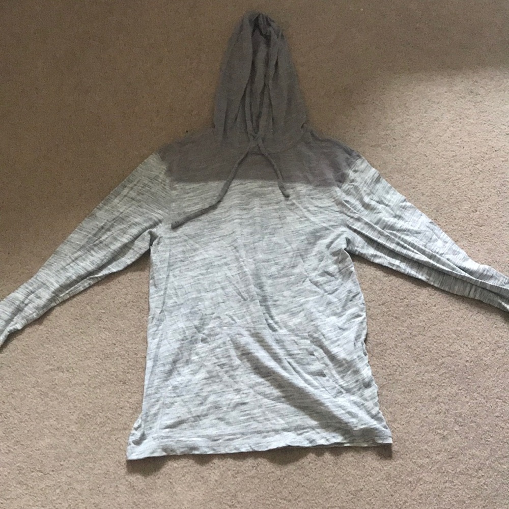 Thin gray hoodie
